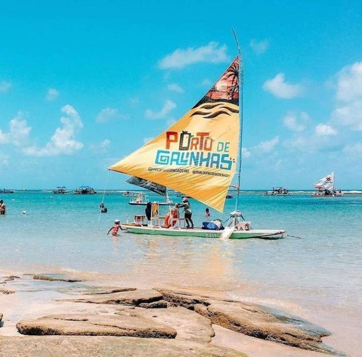Lindo Apartamento Porto De Galinhas - Ipojuca - Com Churrasqueira E Piscina Eksteriør bilde
