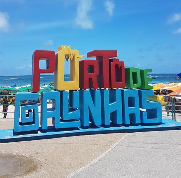 Lindo Apartamento Porto De Galinhas - Ipojuca - Com Churrasqueira E Piscina Eksteriør bilde